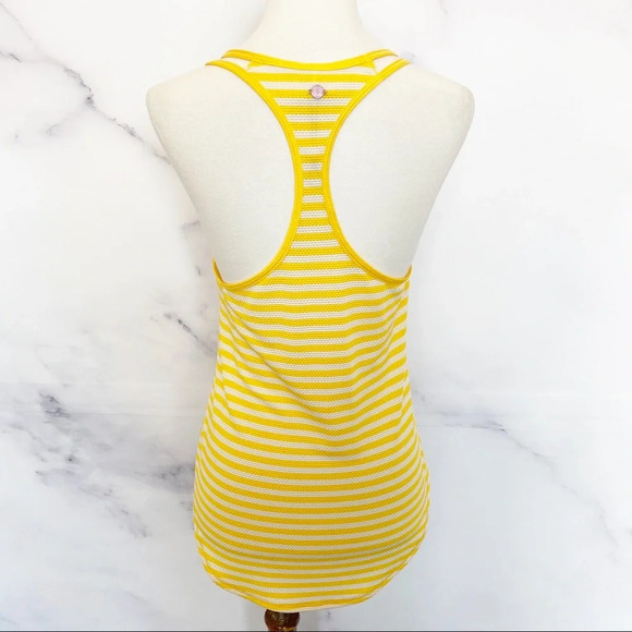 CALIA by Carrie Underwood Move Yellow Stripe Tank - Picture 6 of 10